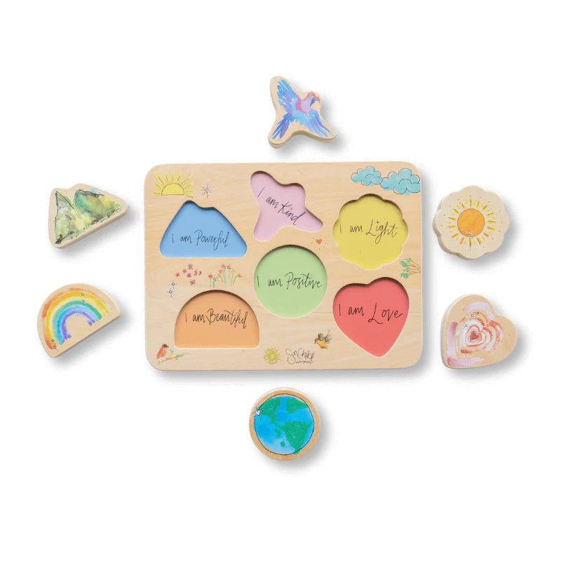 Affirmation Wooden Puzzle - 6 pieces
