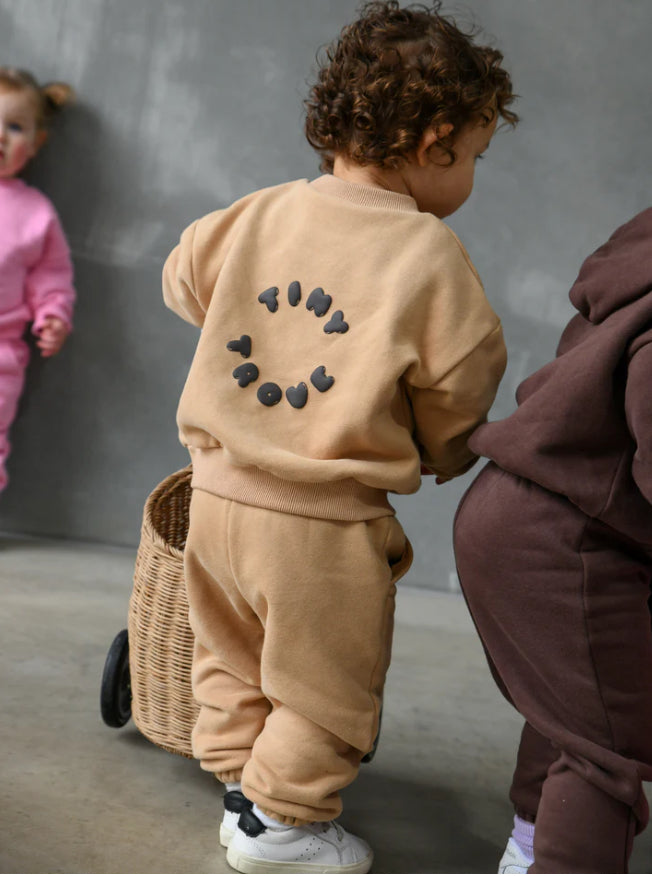Bindi Puff Tracksuit - Fawn/Cocoa