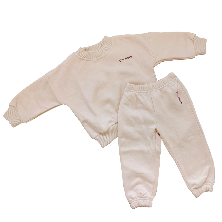 Woodie 3D Logo Tracksuit - Barley
