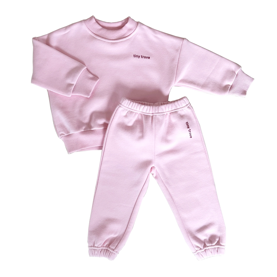 Woodie 3D Logo Tracksuit - Pink