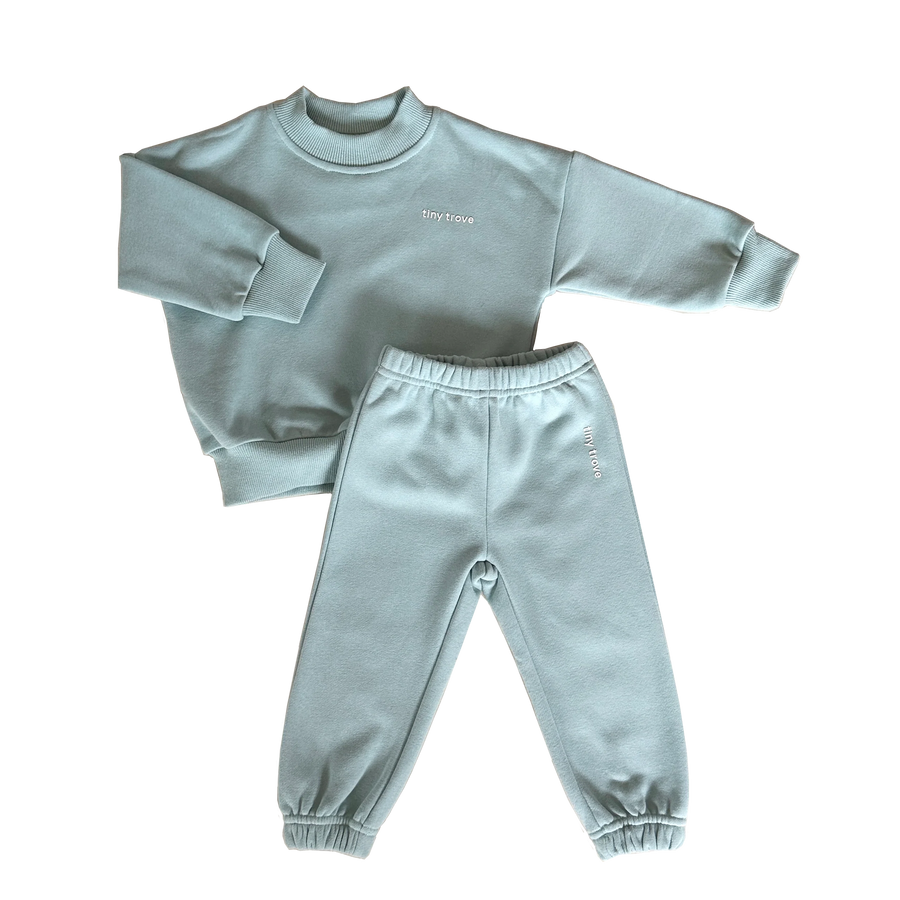 Woodie 3D Logo Tracksuit - Seafoam