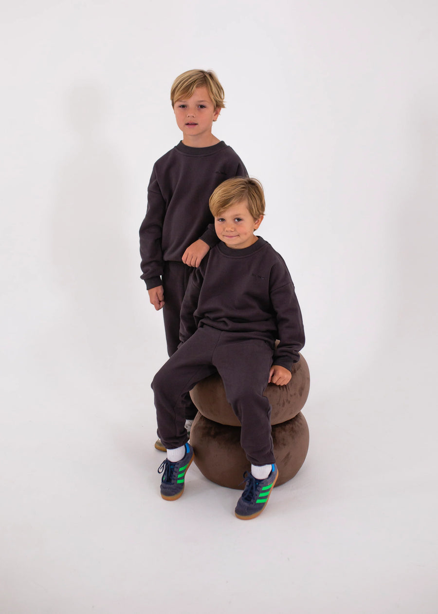 Woodie 3D Logo Tracksuit - Charcoal
