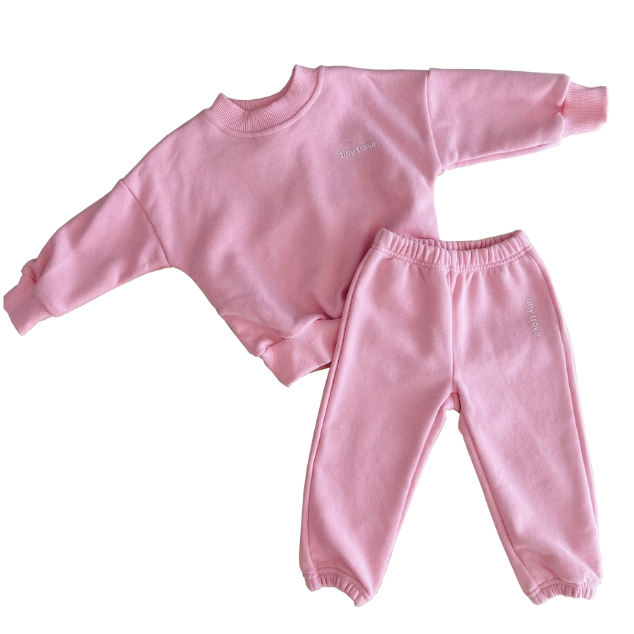 Woodie 3D Logo Tracksuit - Flamingo