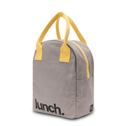 Zipper Lunch - Grey/Yellow