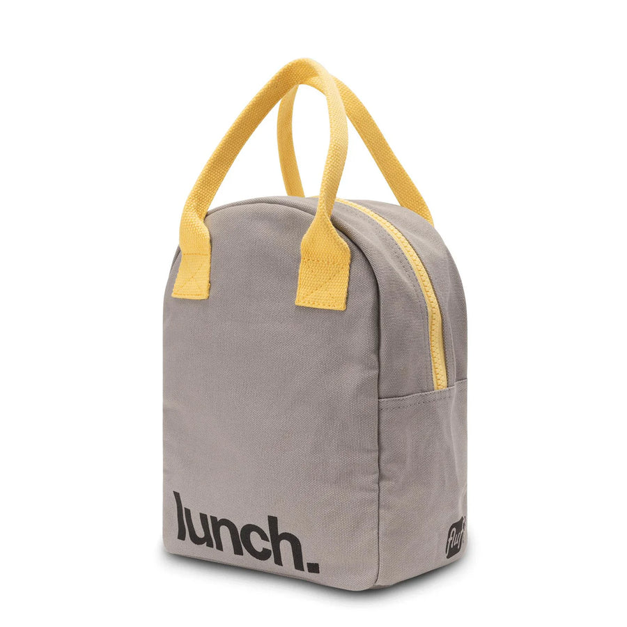 Zipper Lunch - Grey/Yellow