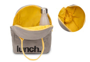 Zipper Lunch - Grey/Yellow