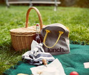 Zipper Lunch - Grey/Yellow