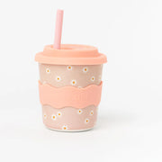 Pink Daisy Babychino Cup - 4oz