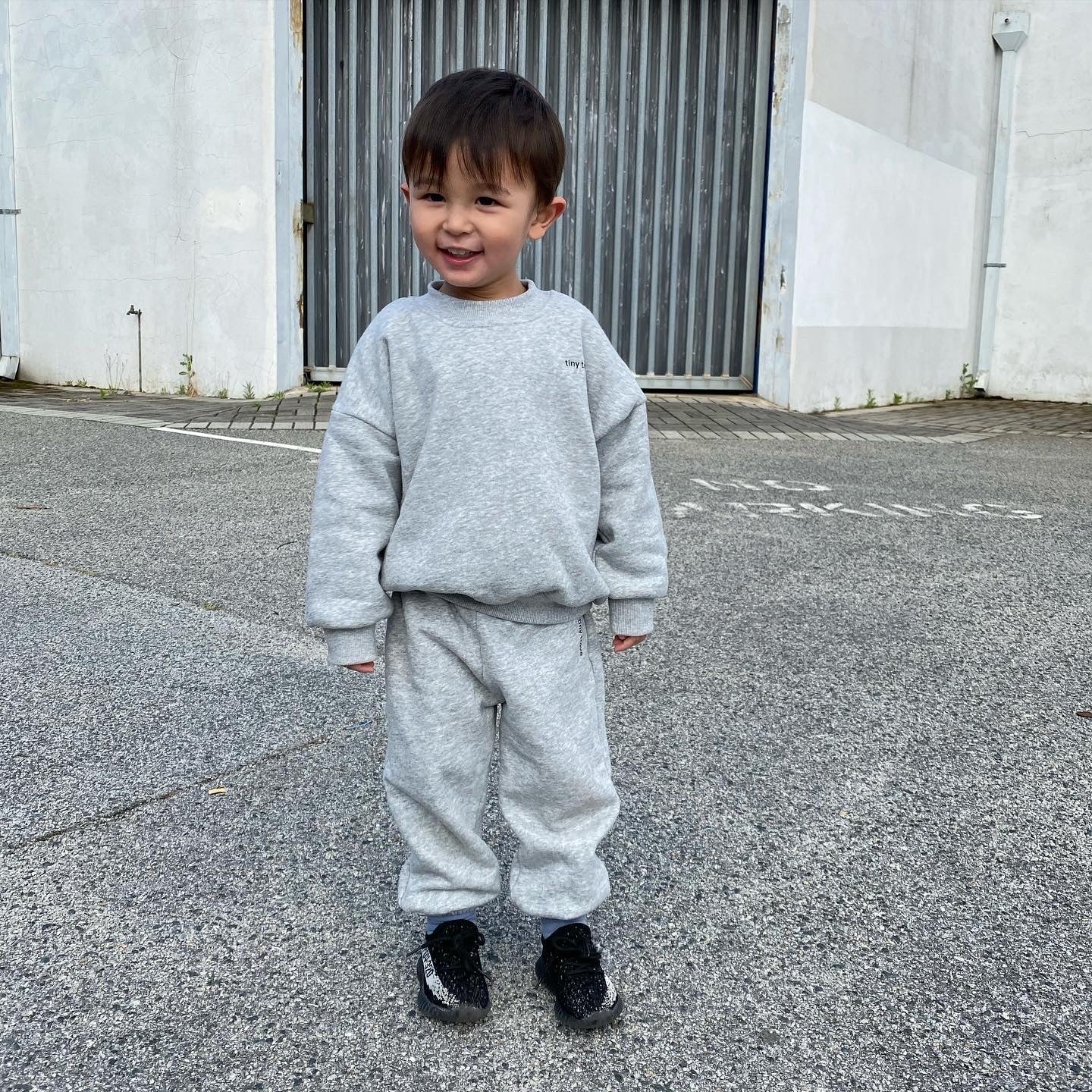 Woodie 3D Logo Tracksuit - Grey Marle