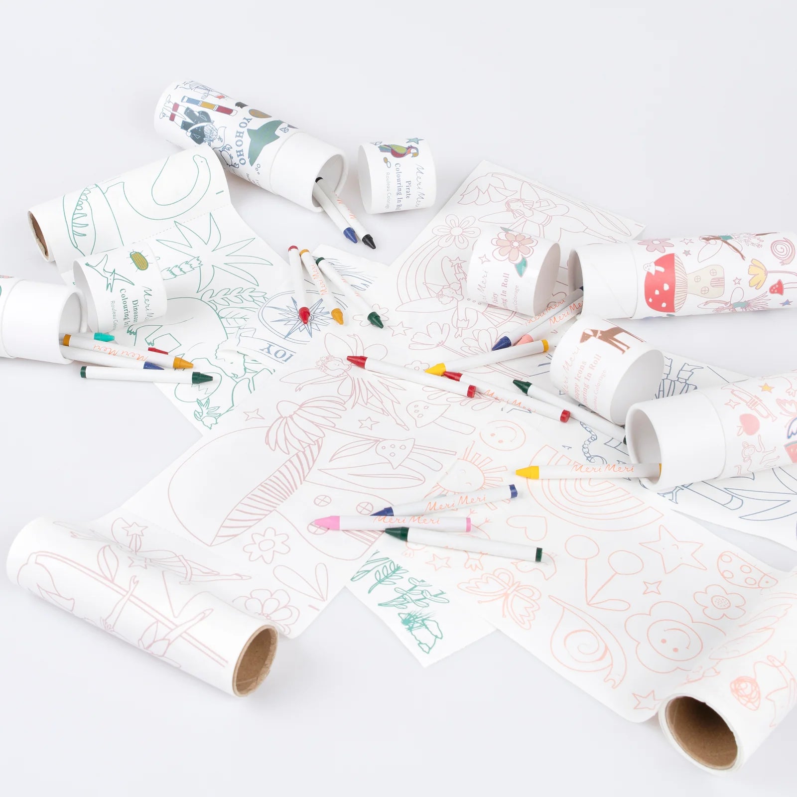 Happy Icons Coloring Roll