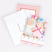 Concertina Birthday Card - Kitten Club