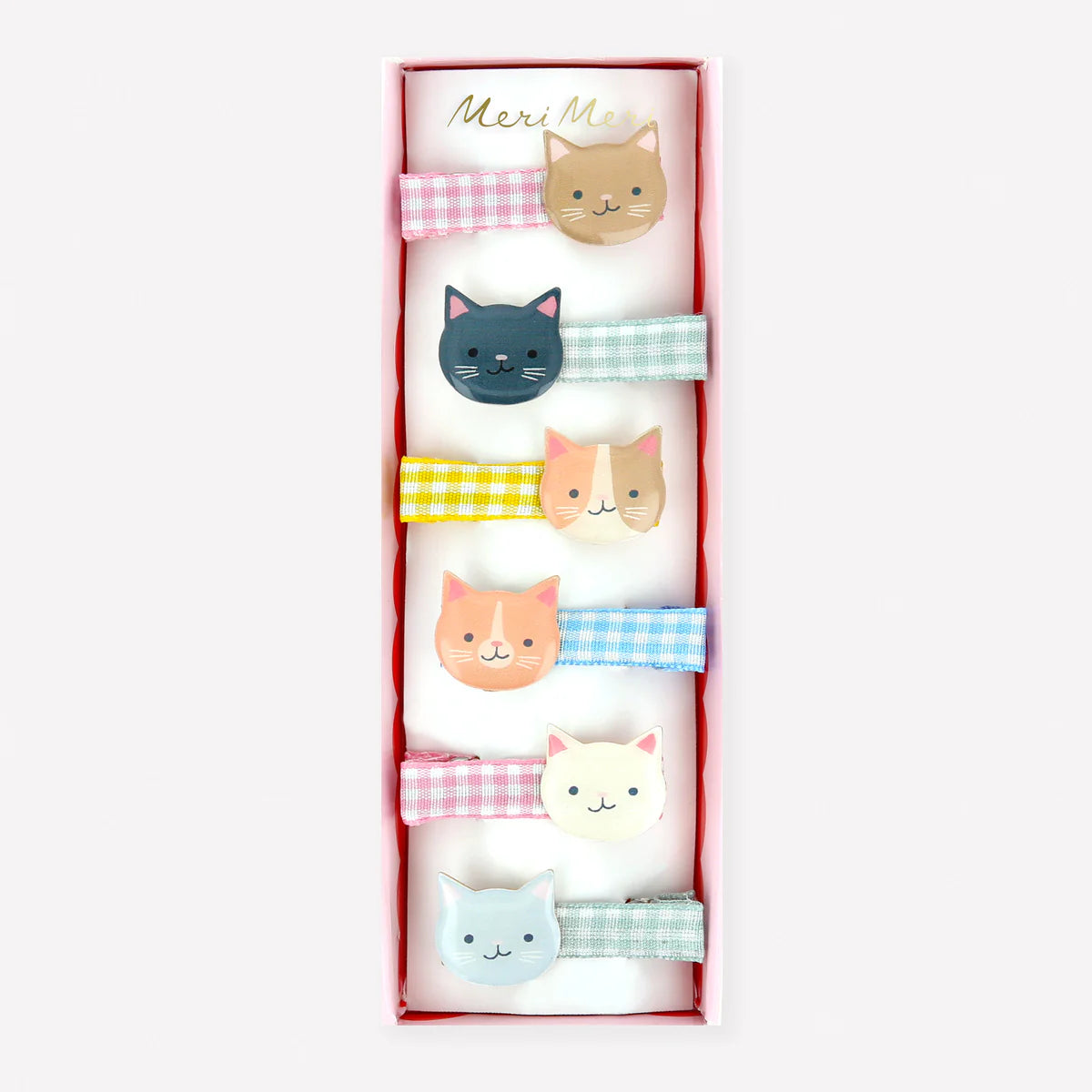 Kitten Club Hair Clips - set of 6