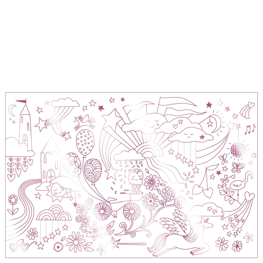 Unicorn Coloring Posters - Set of 2