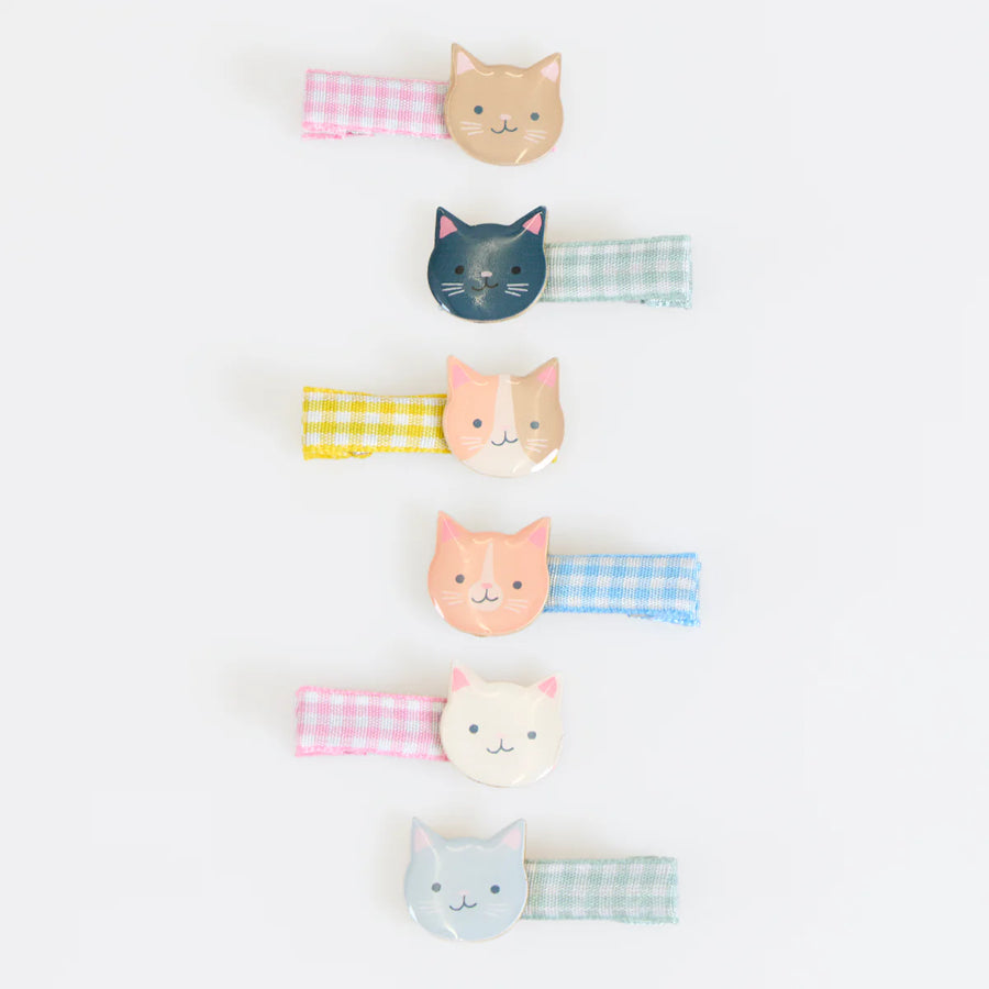 Kitten Club Hair Clips - set of 6