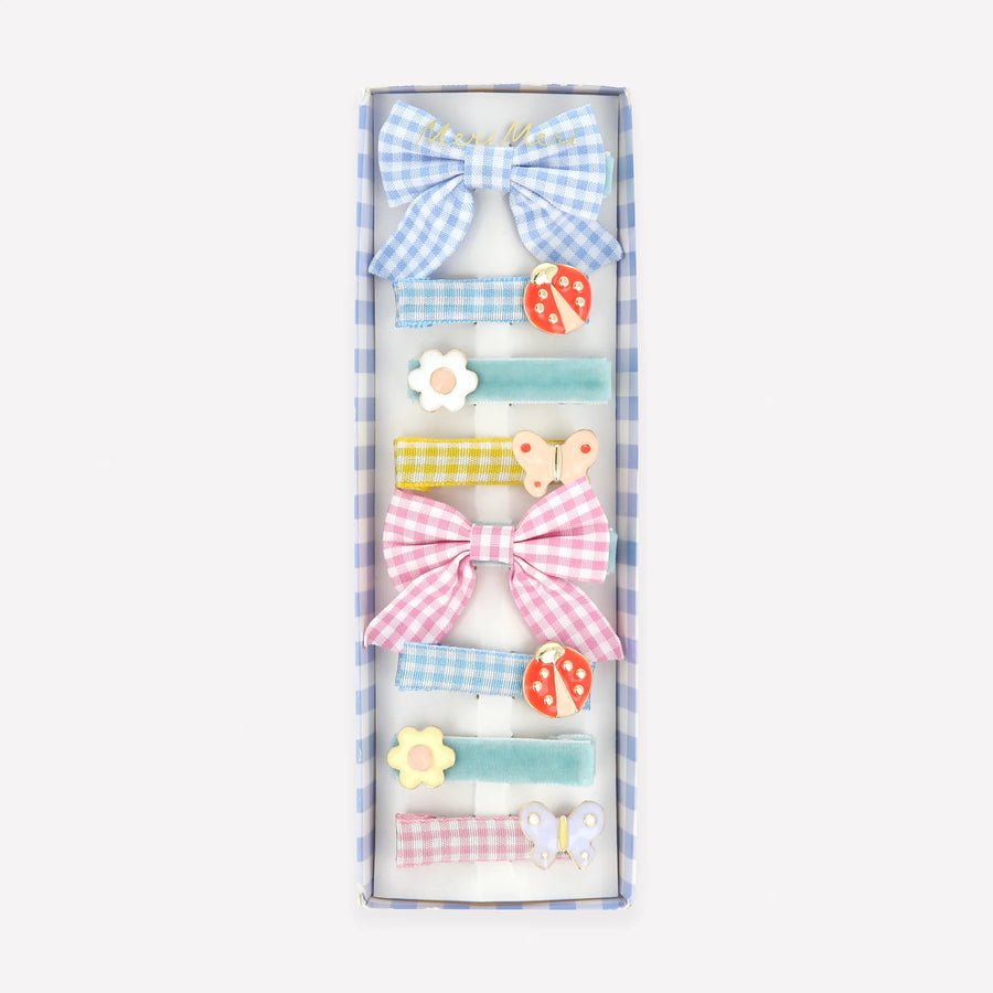 Little Garden Hair Clip - Set of 8