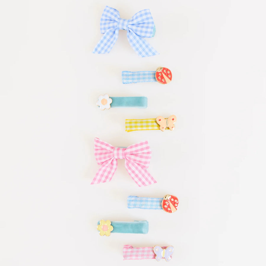 Little Garden Hair Clip - Set of 8