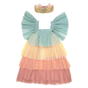 Rainbow Ruffle Princess Costume