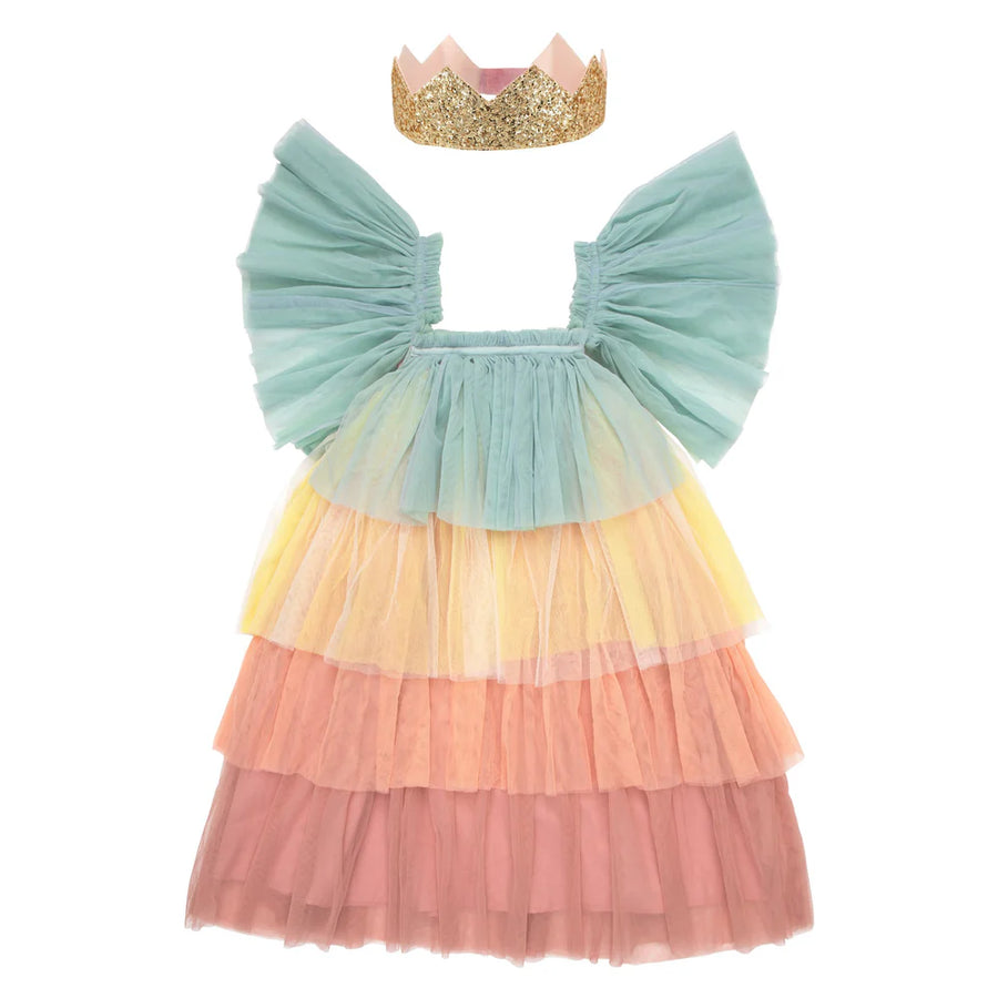 Rainbow Ruffle Princess Costume