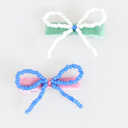 Beaded Hair Clips - set of 5