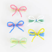 Beaded Hair Clips - set of 5