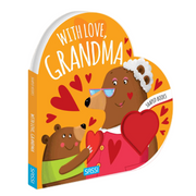 Shaped Board Book - With Love, Grandma