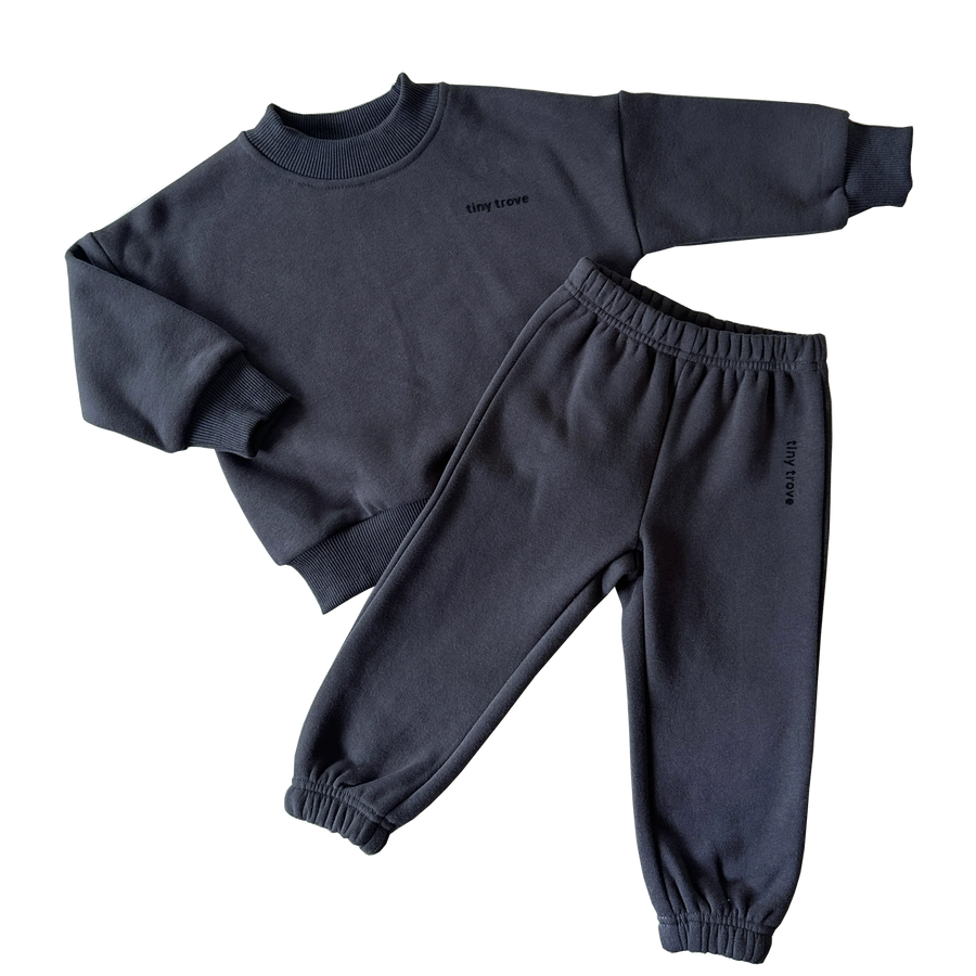 Woodie 3D Logo Tracksuit - Charcoal
